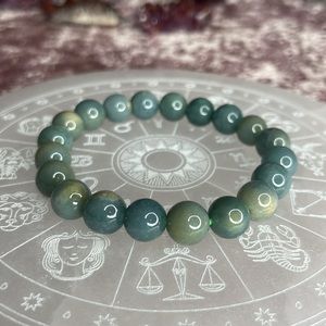 Guatemalan Jade beaded bracelet